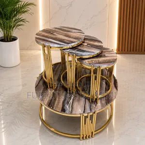 Brand New Luxury 4-in-1 Turkish Marble Center Table Set (Promo Price)
