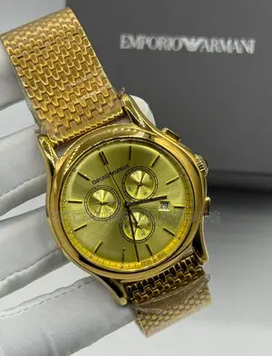 Emporio and Armani Quality Luxury Men Stainless Steel Wristwatch