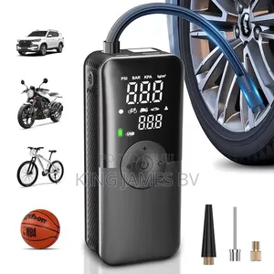 Rechargeable Wireless Tyre Inflator – Portable Car Air Pump