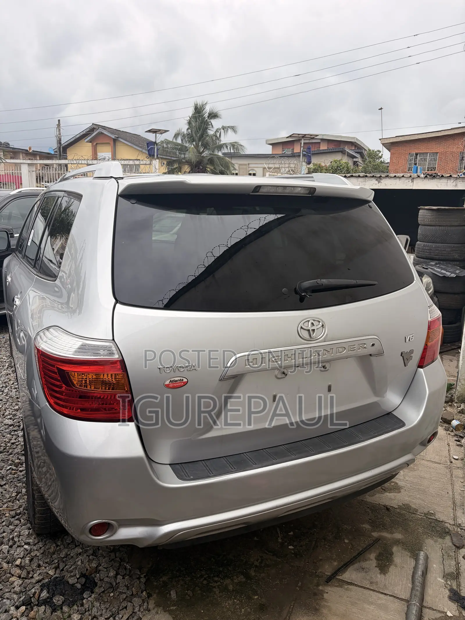 Toyota Highlander 4x4 2008 Silver