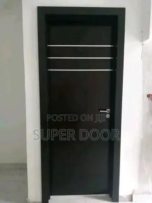 Walnut HDF Flush Door With Complete Frame Only