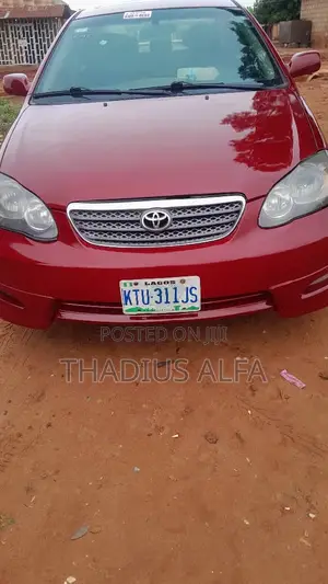 Toyota Corolla S 2007 Red