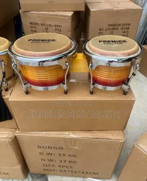 Bongo Drum With Stand Complete