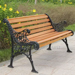 Wrought Iron Bench Modern Garden Deco
