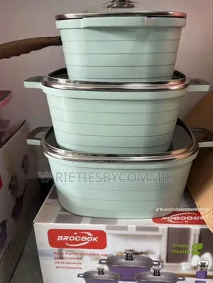 6pcs Brocook Granite Cookware Set