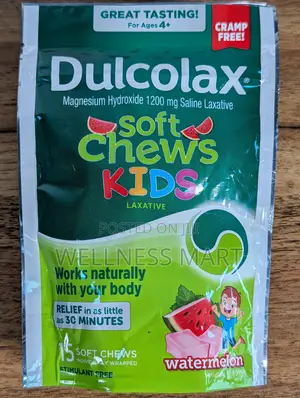 Dulcolax Kids Soft Chews | Watermelon | Constipation Relief 20s