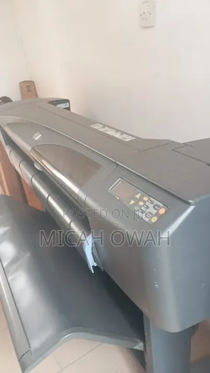 HP Designjet Plotter and a Scanner