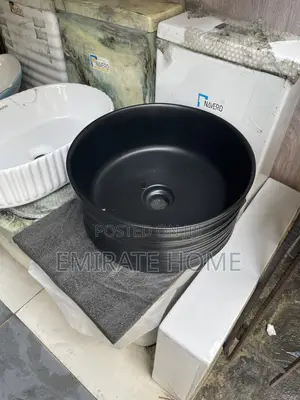 Black Countertop Wash Hand Basin