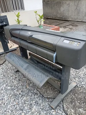HP Designjet Plotter and a Scanner
