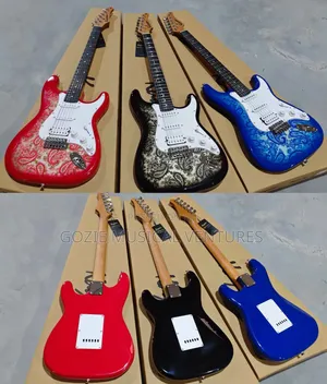 Kaysen KST-218 Stratocaster Style Electric Lead Guitar Red Blue and Bl