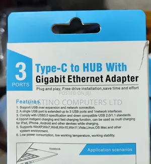 Mac Book Type C Converter Hub.
