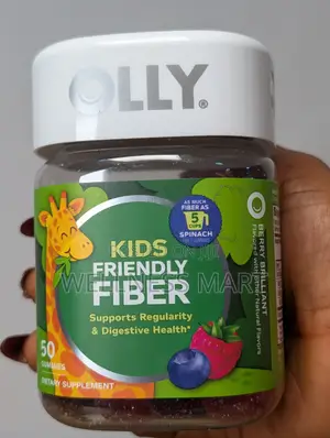 OLLY Kids Friendly Fiber Gummies | Berry | 50 Gummies