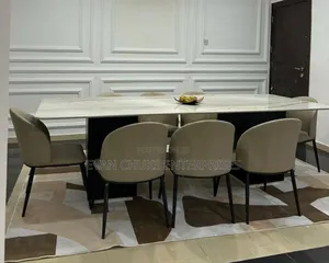 8 Seaters Marble Dining Set