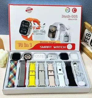 13-in-1 Rock-003 Ultra 3+S10 Smart Watch Set With Earbuds Wireless