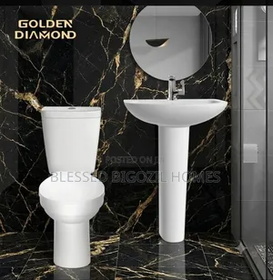 Water Closet Golden Diamond