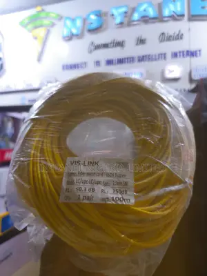 VIS-LINK LC/UPC to LC/UPC Single Mode Fiber Patch Cord 100m 3.0mm