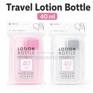 40ml Refillable Travel Lotion Bottle With Protective Case