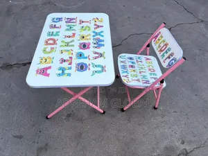 Children Learning Table With Chair
