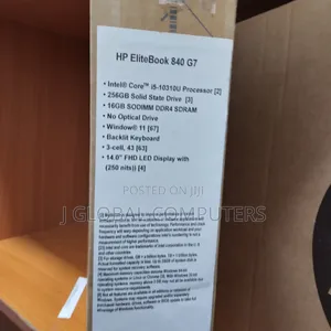 New Laptop HP EliteBook 840 G7 16GB Intel Core i5 SSD 256GB
