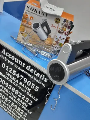 Sokany 3 in 1 Hand Blender/Mixer