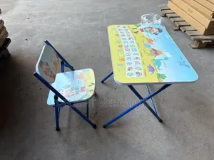 Children Learning Table With Chair