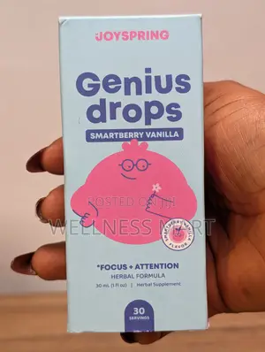JoySpring Genius Drops Kids Focus Support | Brain Formula 30ml | U.S.A