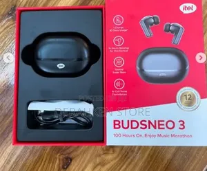 Itel Itel Budsneo 3 Bt Earphone Ai Anc Super Bass Black
