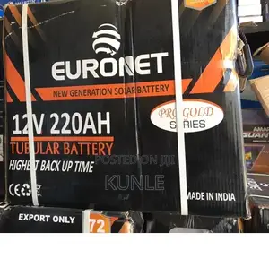Euronet Tall Tubular Battery 220ah