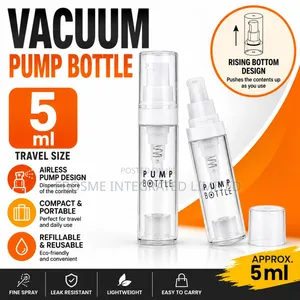 5ml Refillable Vacuum Pump Bottle for Cosmetics