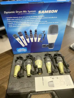 Samson Drum Microphone System - 5 Set