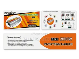 SOUER 2000C 2-in-1 Power Inverter Smart Charger (Modified Sine Wave)