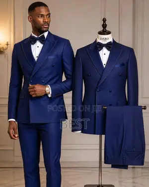 Men’s Luxury Tuxedo Double Breasted Ceremonial Suits