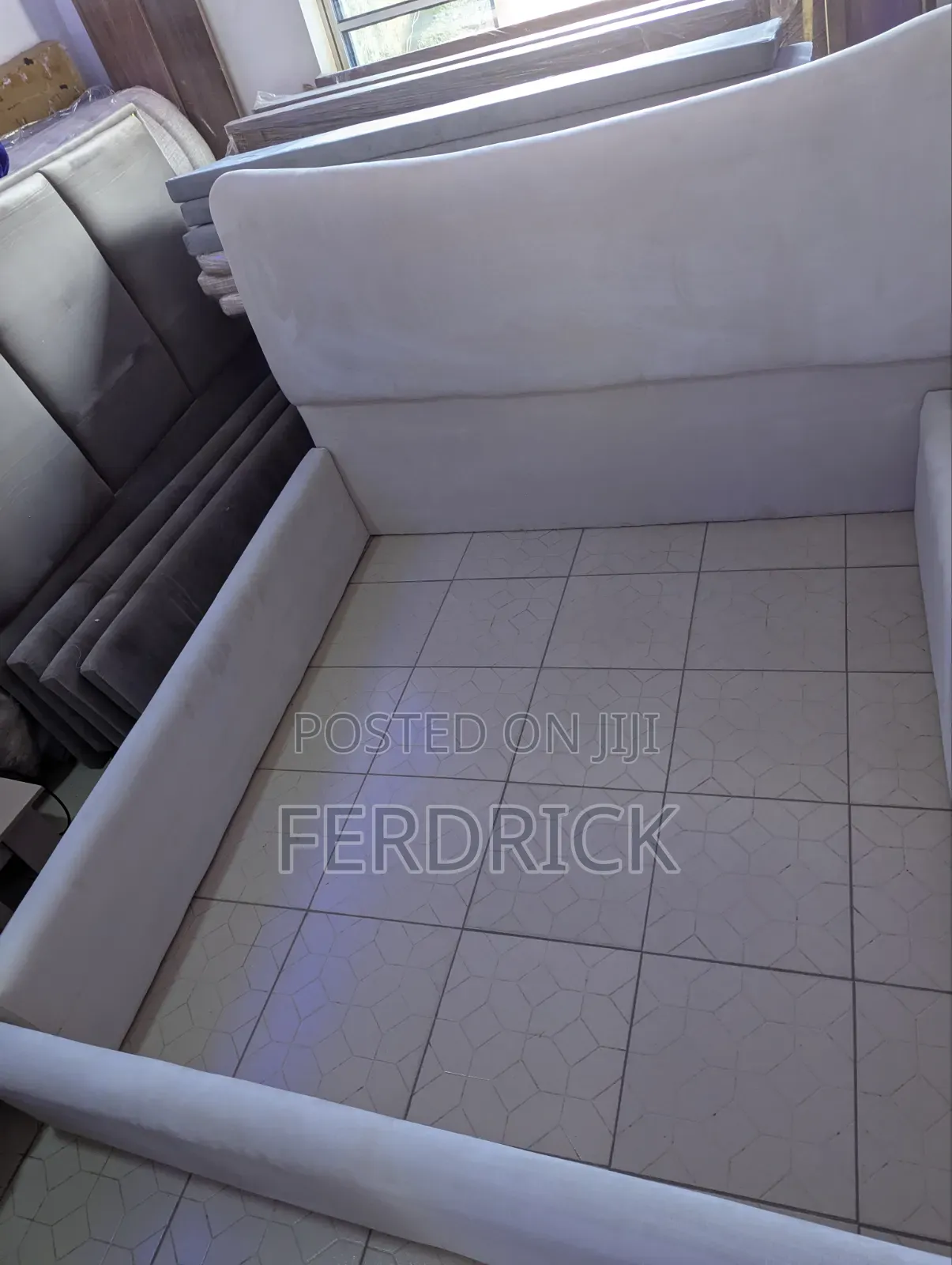 6 by 6 Fabric Bed Frame