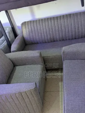 Set of 7 Seater Fabric Home Sofas