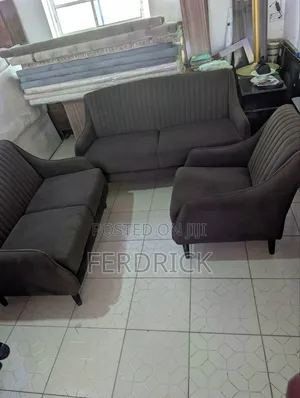 Set of 7 Seaters Fabric Sofa Set