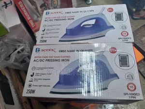 AC/ Dc Sonik Solar / Inverter Iron With Free Ironing Protective Cloth