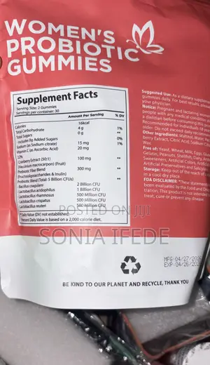 Woman’s Probiotic Gummies