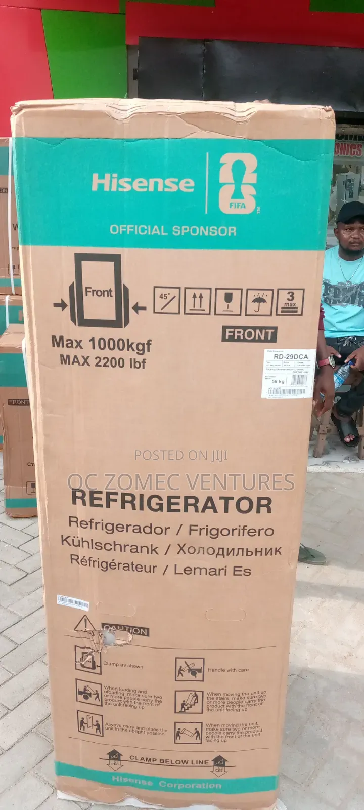 Hisense Refrigerator RD-29DCA