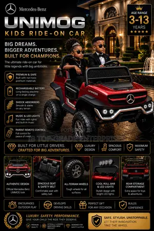 Luxury Mercedes-Benz Unimog Toy Car: Perfect Gift for Young Explorers