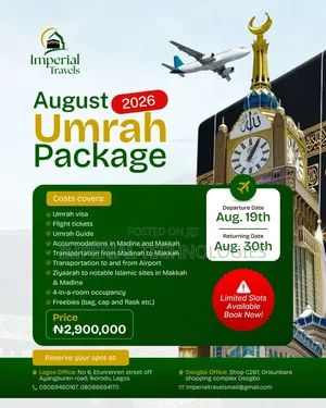 August Umrah Package
