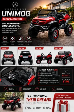 Luxury, Power Adventure Combined in One Mercedes-Benz Unimog for Kid