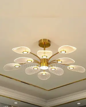 Modern Simple Light Luxury Living Room Main Light Restaurant