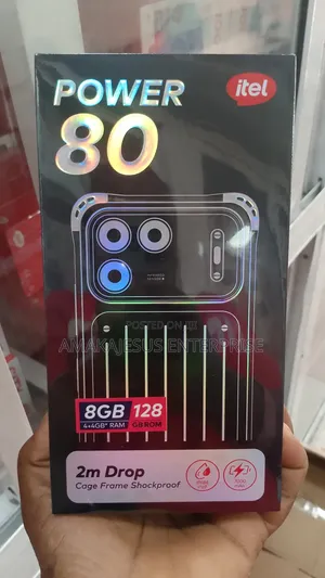 New Itel Power 80 128 GB Black