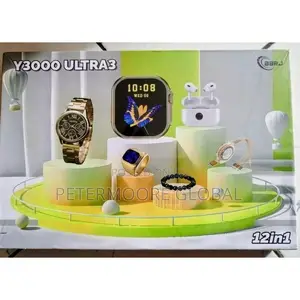 🔥 Y3000 ULTRA 3 2in1 Watch HD Display,Bluetooth Calls, 7-Day Battery!