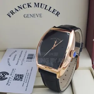 Franck Muller Wrist Watch Analog and Digital Gold and Black