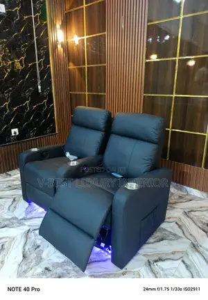Cinema Recliner Chair With Massage Cup Holders