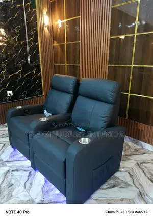 Cinema Recliner Chair With Massage Cup Holders