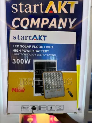 300 Watts Start Akt Flood Seperate Panel Solar Light N53,000