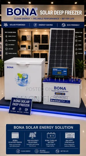 Bona 168l Solar Deep Freezer – Save Energy, Keep It Frozen