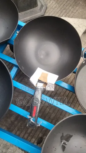 Wok/Frying Pan and Solar Lights